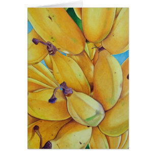 Cartão Bananas nortes da costa