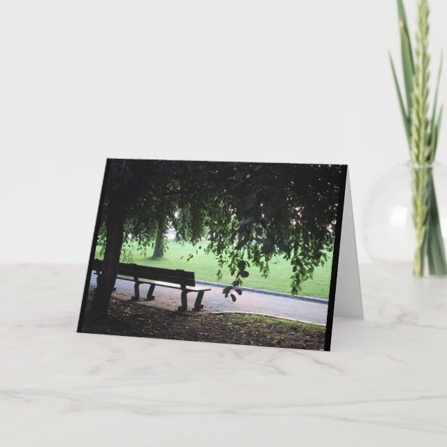 Cartão Banco de parque (Frente)