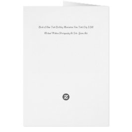 Cartão Banco do prédio de Nova York Manhattan Nova York