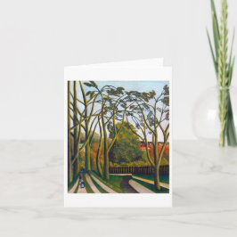 Cartão Bancos do Biè vre | Henri Rousseau |