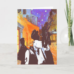 Cartão Banda de latão, Café Noturno