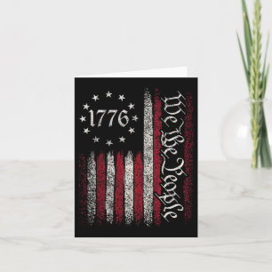 Cartão Bandeira 1776 Constituição Dia da Independência Am