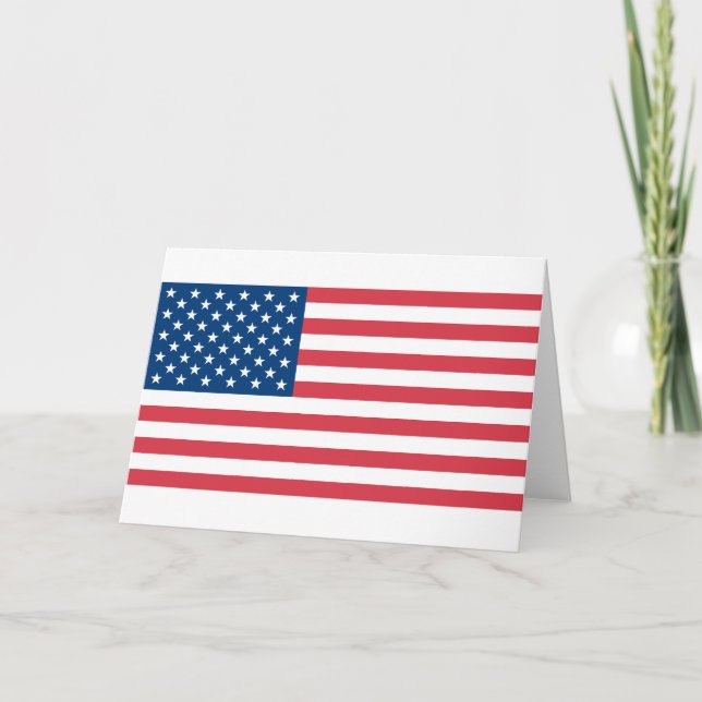 Cartão Bandeira Americana (Frente)