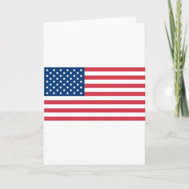 Cartão Bandeira Americana (Frente)
