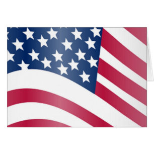 CARTÃO BANDEIRA AMERICANA
