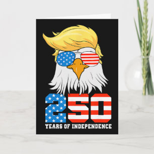 Cartão Bandeira Americana Águia Vintage 250 Anos 177 4 de