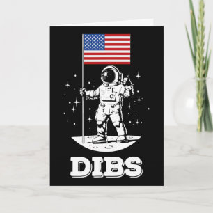 Cartão Bandeira Americana Astronauta Espaço 4 De Julho Am