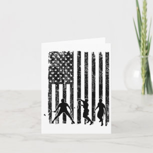 Cartão Bandeira Americana Badminton Camisa Men Usa Flag B