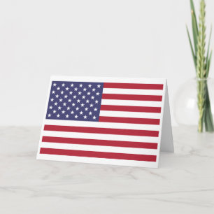 Cartão Bandeira Americana, Bandeira dos Estados Unidos