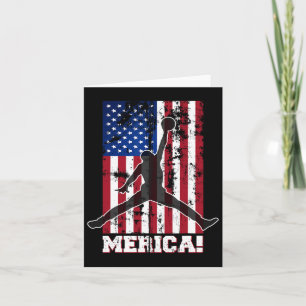 Cartão Bandeira Americana Bysketbyll Estado Unidos Bandei