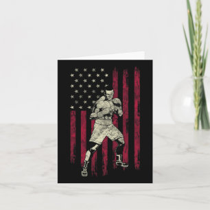 Cartão Bandeira Americana de Boxage 4 De Julho Presente E