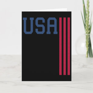 Cartão Bandeira americana do dia 4 de julho dos EUA