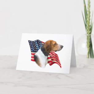 Cartão Bandeira Americana do Foxhound