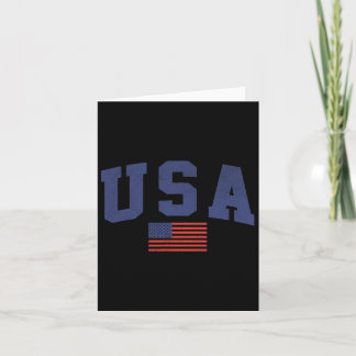 Cartão Bandeira Americana dos EUA 4 de Julho Americana Ne