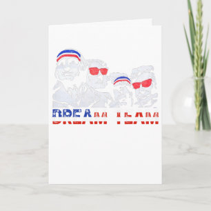 Cartão Bandeira Americana EUA Equipe dos Sonhos Patriótic
