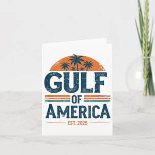Cartão Bandeira Americana G.2025 Do Golfo De Eua