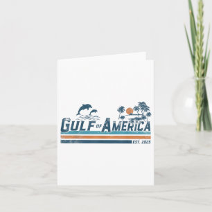 Cartão Bandeira Americana G.2025 Do Golfo De Eua