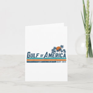 Cartão Bandeira Americana G.2025 Do Golfo De Eua