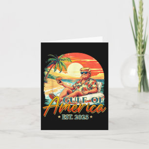Cartão Bandeira Americana G.2025 Do Golfo De Eua