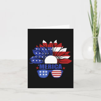Cartão Bandeira Americana Merica 4 de Julho Dia da Indepe