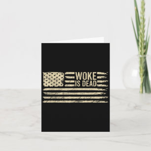 Cartão Bandeira Americana Slogan Sarcástico Engraçado Aco