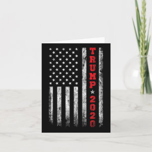 Cartão Bandeira Americana Vintage 2020