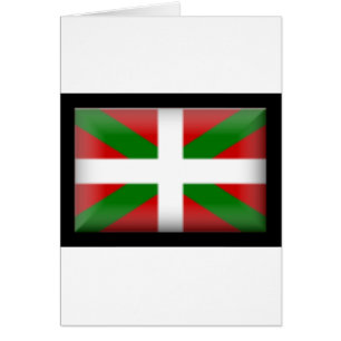Cartão Bandeira Basque País Vasco