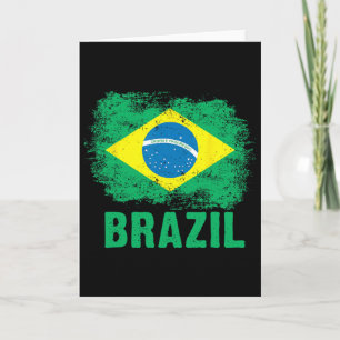 Cartão Bandeira Brasileira do Futebol Brasileiro