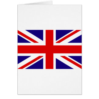 Cartão Bandeira BRITÂNICA
