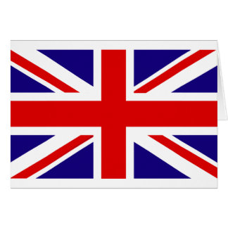 Cartão Bandeira BRITÂNICA