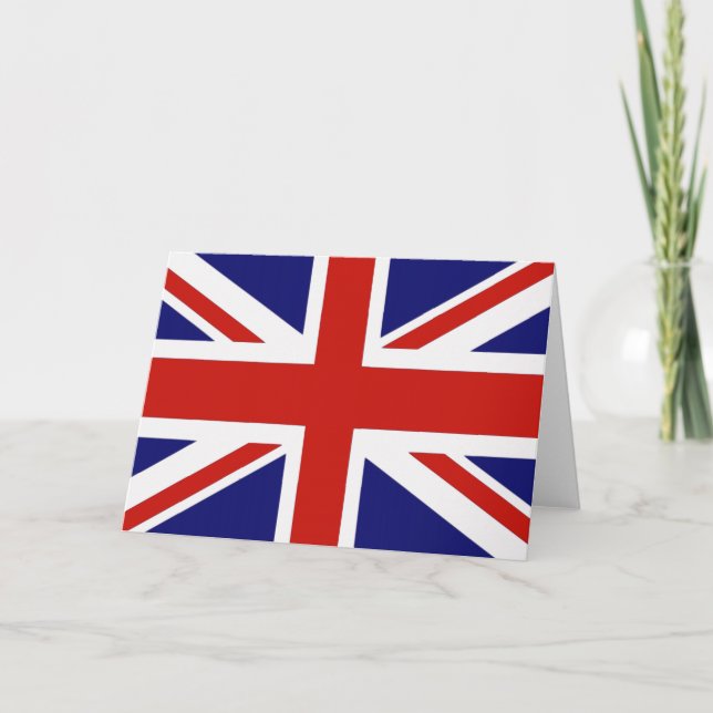 Cartão bandeira britânica (Frente)