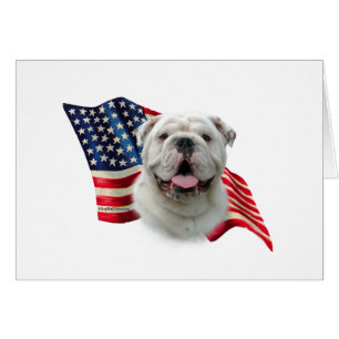 Cartão Bandeira Buldogue