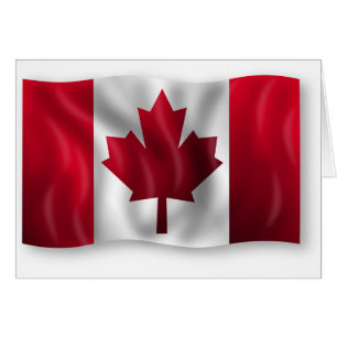 Cartão Bandeira canadense