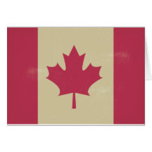 bandeira canadiana grunge