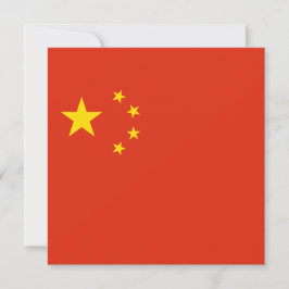 Cartão Bandeira Chinesa (China)