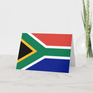 Cartão Bandeira da África do Sul