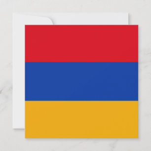 Cartão Bandeira da Armênia