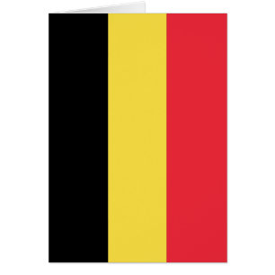 Cartão Bandeira da Bélgica