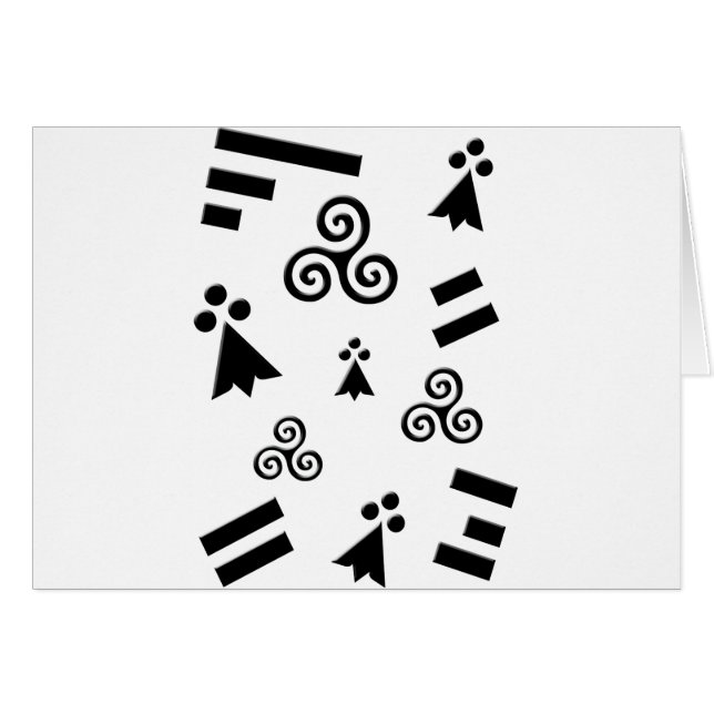 Cartão bandeira da Bretanha (Frente Horizontal)