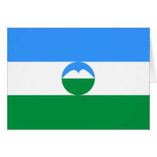 Cartão Bandeira da Cabárdia-Balcária