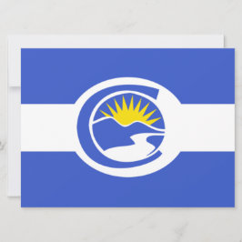 Cartão Bandeira da Cidade do Centenário (Colorado)