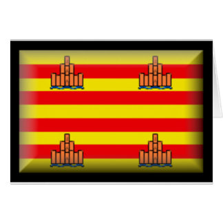 Cartão Bandeira da espanha de Ibiza
