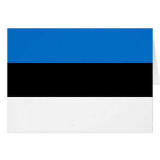 Cartão Bandeira da Estônia