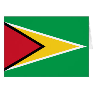 Cartão Bandeira da Guiana