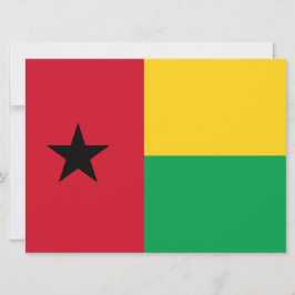Cartão Bandeira da Guiné-Bissau