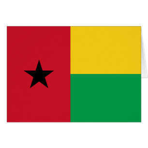 Cartão Bandeira da Guiné-Bissau
