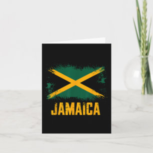 Cartão Bandeira da Jamaica _1