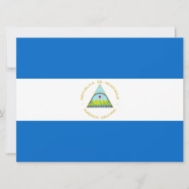 Cartão Bandeira da Nicarágua