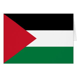 Cartão Bandeira da Palestina