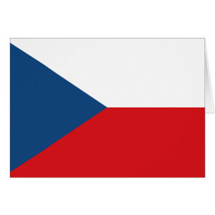 Cartão Bandeira da República Tcheca
